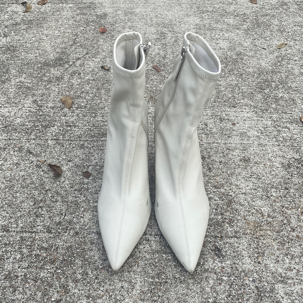Cream Zara Bootie